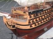 HMS Victory ručně malovaná